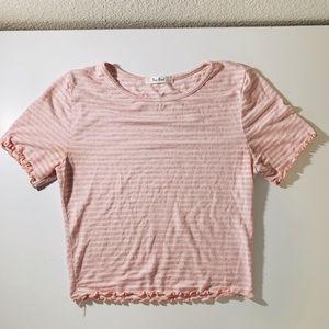 Tres Bien Pink Striped Tee